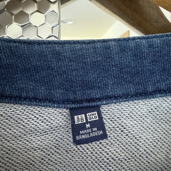 Men's UNIQLO Indigo dye sweat cardigan, Medium - Picture 2 of 8